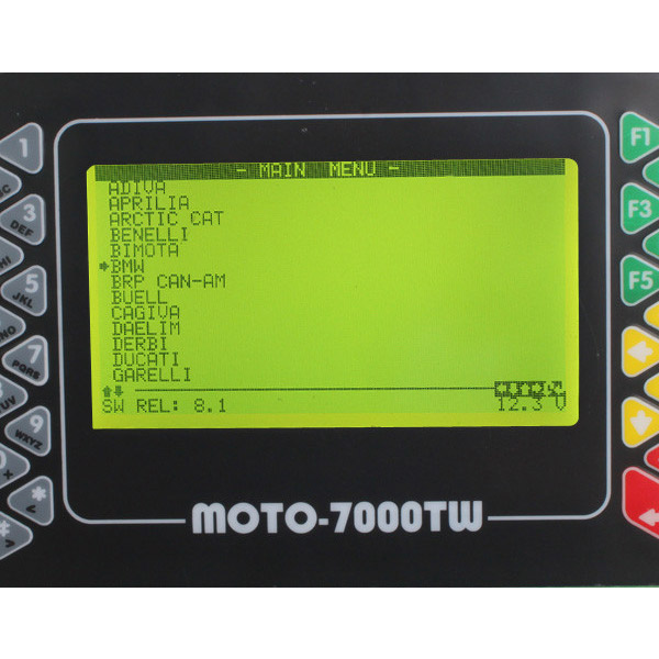 ซอฟต์แวร์แสดงผล Moto 7000TW Universal Scanner 1