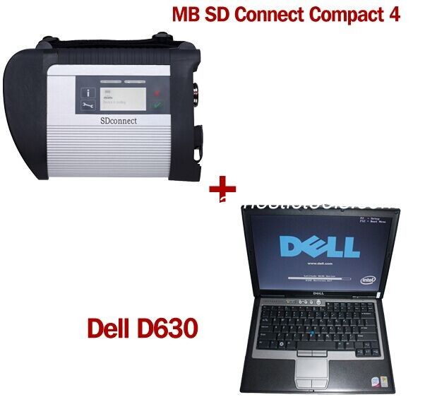 MB SD Connect Compact 4 Star Diagnosis 2020.3V Software Version Plus Dell D630 Laptop