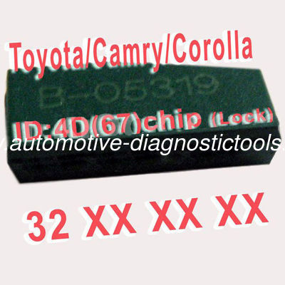 ราคาดี 4D 67 Duplicable Chip 32XXX ชิปดาวเทียมสำหรับกุญแจรถยนต์ Toyota / Camry / Corolla ออนไลน์