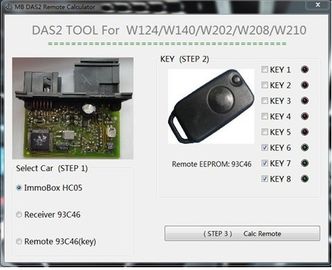 ราคาดี ซอฟต์แวร์วินิจฉัยยานยนต์ที่มีประสิทธิภาพสำหรับ Benz DAS2 Immobilizer Remote Calculator ออนไลน์