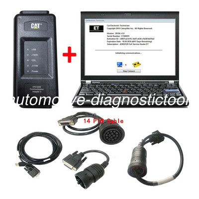 คุณภาพ CAT Caterpillar ET3 Truck อุปกรณ์วินิจฉัย บวก Lenovo X220 Laptop โรงงาน