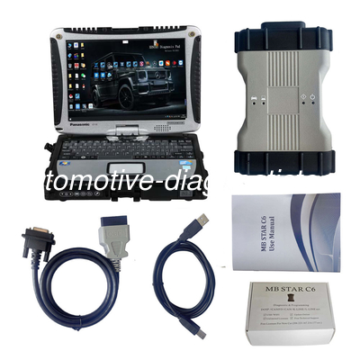 ราคาดี MB SD Connect C6 DOIP Mercedes C6 การวินิจฉัย VCI Plus Panasonic CF19 I5 4GB 512G แล็ปท็อป SSD ออนไลน์