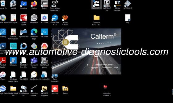 ราคาดี Cummins Calterm v5.12 2024 โปรแกรมวินิจฉัยวิศวกรรม ออนไลน์