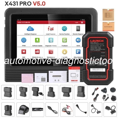 คุณภาพ เปิดตัวเดิม X431 Scanner X431 V 8 นิ้ว แท็บเล็ต เวอร์ชั่นโลก Bluetooth / WIFI เครื่องมือตรวจสอบ โรงงาน