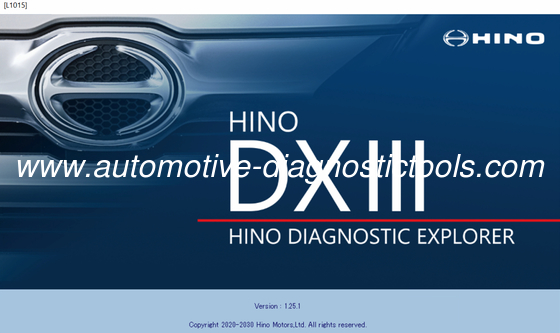 ราคาดี 2025.01 ซอฟต์แวร์วินิจฉัย HINO Hino Diagnostic Explorer 3 DX3 DXIII ออนไลน์