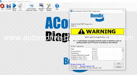 ราคาดี ซอฟต์แวร์วินิจฉัย Bendix Acom Pro 2024 v2 ออนไลน์