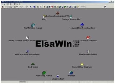 ราคาดี ซอฟต์แวร์วินิจฉัยยานยนต์ ELSAWIN 4.0 สำหรับ Audi / VW / SKODA / SEAT ออนไลน์