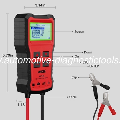 ราคาดี Ancel BST100 เครื่องทดสอบแบตเตอรี่รถยนต์ 12V Cell100-2000CCA 30- 220Ah ออนไลน์