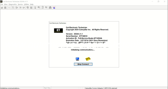 ราคาดี Caterpillar ET 2024A V1.0 โปรแกรมวินิจฉัยเทคนิครถยนต์อิเล็กทรอนิกส์ ออนไลน์