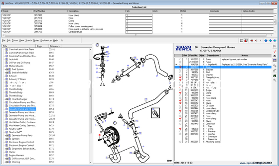 ราคาดี [08.2024] Volvo Penta EPC 6 แผนการอะไหล่เครื่องยนต์อุตสาหกรรมออฟไลน์ ออนไลน์