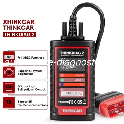 ราคาดี 2025 THINKCAR Thinkdiag2 เครื่องมือวินิจฉัยระบบทั้งหมด อัตโนมัติ VIN ECU การรหัส 15+ การตั้งค่าใหม่ ฟังก์ชัน 1 ปี อัพเดทฟรี ออนไลน์