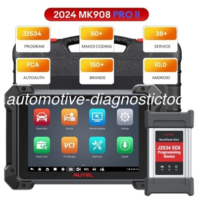 ราคาดี Autel MaxiCOM MK908 PRO II Autel Scanner แท้ สนับสนุน Scanner การวินิจฉัยที่ก้าวหน้าสําหรับการเขียนโปรแกรม ECU ออนไลน์