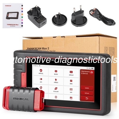 ราคาดี 2025 THINKCAR ThinkScan Max 2 เครื่องมือสแกนวินิจฉัยด้วย CAN-FD, FCA AutoAuth ออนไลน์