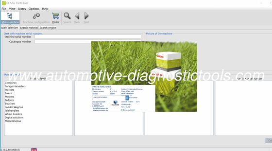 ราคาดี [CLAAS EPC] CLAAS ส่วนเอกสาร 786 EPC แคทาล็อกอะไหล่ ออนไลน์