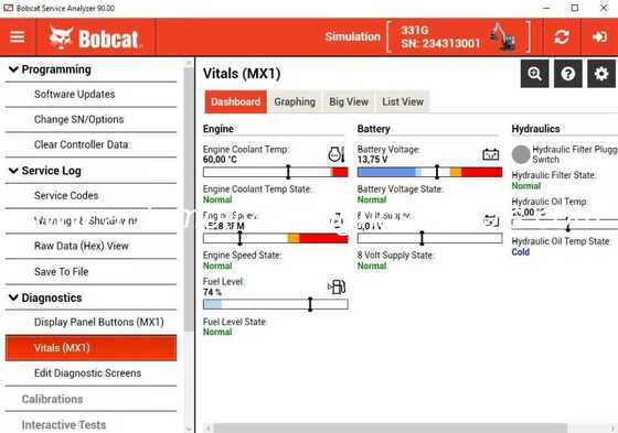 ราคาดี Service Analyzer v92.16 โปรแกรมวินิจฉัยสําหรับ Bobcat ออนไลน์