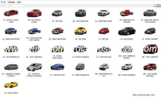 ราคาดี คาตาลเกอร์อะไหล่สําหรับไครสเลอร์ ออนไลน์