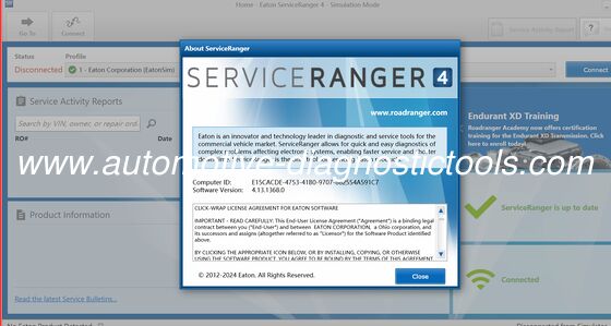 ราคาดี 2025 Eaton Service Ranger 4.13 วิศวกรรมสำหรับรถบรรทุกและรถบรรทุกหนัก ออนไลน์