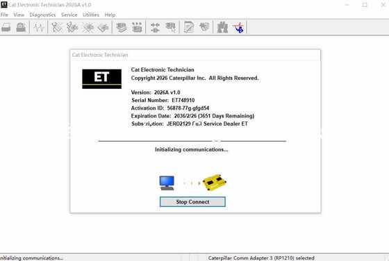 ราคาดี CAT ET Software 2026A เทคนิคอิเล็กทรอนิกส์ CAT พร้อมการเปิดใช้งานฟรี 1 ครั้ง ออนไลน์