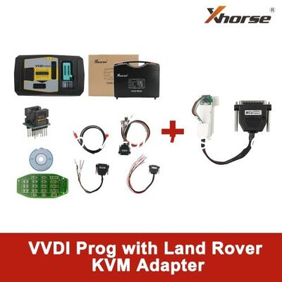 ราคาดี เครื่องโปรแกรม Xhorse VVDI PROG พร้อมอะแดปเตอร์ Land Rover KVM ไม่ต้องบัดกรี ออนไลน์